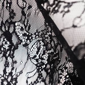 新しいスパンデックスマルチカラージャカードナイロンレース生地女性のための軽量カスタマイズされたデザインのウェディングドレス - Product Image 2