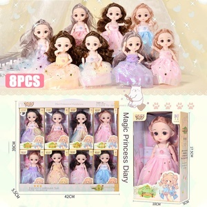 บ้านตุ๊กตาพลาสติกการ์ตูนเพื่อการศึกษาสำหรับเด็ก, ตุ๊กตาบาบาบ้าของเล่นที่เคลื่อนไหวได้ของเล่นแลกเปลี่ยนของขวัญขนาดเล็กสำหรับตุ๊กตาเกิดใหม่ - Product Image 6