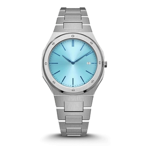 カスタムサンレイダイヤルカジュアル超薄型メンズウォッチファッション防水ステンレススチール高級メンズクォーツウォッチ - Product Image 4