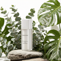 Flacon Airless Classique Luxe Givré avec Pompe Rotative Personnalisable 30ml pour Sérum, Lotion et Essence de Soin – Écologique