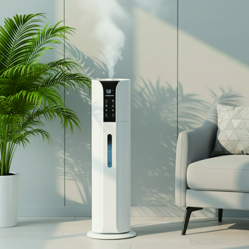 Smart Touch Screen Electric WiFi App-Controlled 9L Ultrasonic Air Humidifier with 1 Year Warranty for Bedroom Home & Hotel Use