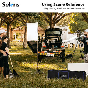 Bolsa de Transporte Acolchada y Resistente Selens <span class=keywords><strong>SSL2</strong></span>-SB_L de 105 cm con Cierre para Soportes de Luz y Accesorios de Estudio - Product Image 3