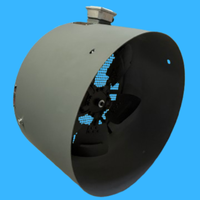 Ventilateur de refroidissement indépendant à roulement à billes électrique G280A pour moteurs à onduleur 380V/220V/415V, diamètre de la pale de 17,72 pouces, OEM/ODM