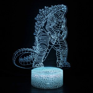 ไฟกลางคืน3D แอ<span class=keywords><strong>ล</strong></span>อีดี7สี<span class=keywords><strong>ล</strong></span>ายการ์ตูน Godzilla <span class=keywords><strong>vs</strong></span>. <span class=keywords><strong>Kong</strong></span> ซีรีส์มี7สีควบคุมด้วยการสัมผัสฐานการแตกของขวัญในเทศกา<span class=keywords><strong>ล</strong></span>สร้างสรรค์ของขวัญ - Product Image 2