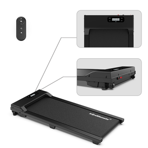 Tapis roulant d'exercice à domicile HSM Factory 1.0 moteur puissance écran LED tapis de marche pliable télécommande pour un usage domestique - Product Image 2