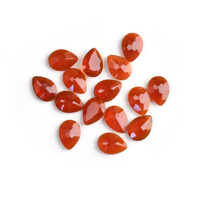 Agate rouge naturelle de haute qualité, taillée sur mesure en forme de poire, pierre brute disponible pour la personnalisation, usine OEM de pierres précieuses, usinage CNC