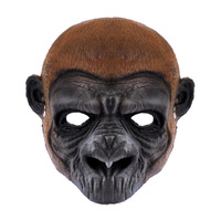 Masque de gorille singe amusant en mousse PU pour fête d'Halloween, 24*20cm, pour le commerce extérieur (Wish, AliExpress)