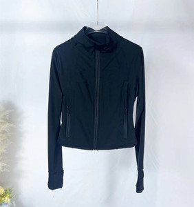 Chaqueta Corta de Moda con Mangas Largas, Blusa de Nailon y Spandex con Cierre, de Secado Rápido para Mujer - Product Image 5