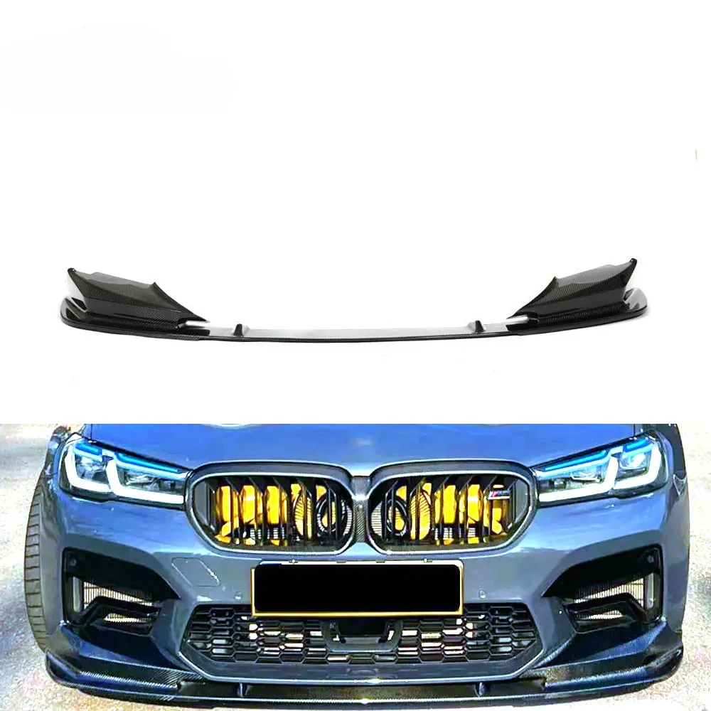 Fibra de carbono F90 M5 Car Splitter Lip para BMW M5 LCI Competition Sedan 4-Door 2021