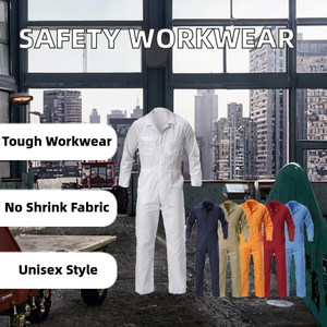 Custom Workwear <b>Uniform</b> Long Sleeve Safety Coverall Mechanical <b>Construction</b> Worker Security Guard Work Wear Cover all Unisex - Product Image 2