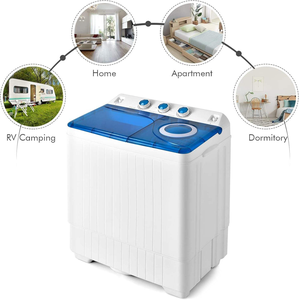STELLAR PATH TY-260528-655 Portable <b>Top</b>-<b>load</b> <b>Washing</b> <b>Machine</b> Dryer Twin Tub 9/13/15KG Large Capacity Semi-Automatic Plastic Body - Product Image 5