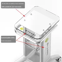 Chariot médical mobile personnalisé avec logo, chariot d'urgence pour hôpital