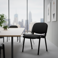 En gros Simple Cadre En Acier Maille Chaise Personnel De Bureau Nouvelles Conférence Formation Ordinateur Laine Chanvre Étudiant Silla De Formacion