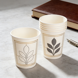 Customizable Single Wall <b>8oz</b>/10oz/12oz/16oz Paper <b>Coffee</b> <b>Cups</b> with PE Water-Based Coating Disposable Hot/Cold Drinks Lid Crafts - Product Image 3