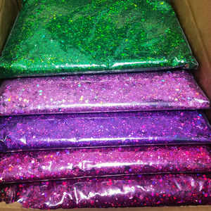थोक 1 किलोग्राम उज्ज्वल रंगीन चमकदार चमकदार चमकदार चूंकी होलोग्राफिक ग्लिटर ब्लक मिश्रित चूकी चमक - Product Image 3