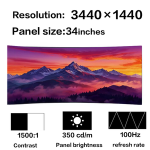 แผงจอ LCD พรีเมียมขนาด 34 นิ้ว รุ่น LM340UW9-SSA1 100 SRGB ลดแสงสีฟ้า สำหรับจอคอมพิวเตอร์ ภาพคมชัด - Product Image 3