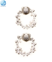 Accessoires de chaussures pour femmes à la mode Clips de chaussures ronds en perles pour décorations de chaussures de mariée