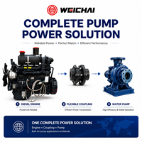Mesin Diesel Industri Kecil Seri SCDC Weichai WP6G WP6G125E22 Inline untuk Pompa Irigasi, Pompa Transfer Air, dan Pompa Pemadam Kebakaran