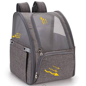 Bestseller <span class=keywords><strong>Outdoor</strong></span> Klassischer Polyester-Netz Hundeträger Atmungsaktiver Wasserdichter Rucksack mit Reißverschluss Umweltfreundlich 10kg Kapazität - Product Image 4