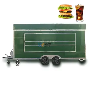 2024 Food Shop Fast Food Trailer Mini Truck Stainless Steel Usa Standard Fully Equipped USA Standards Food Trailers