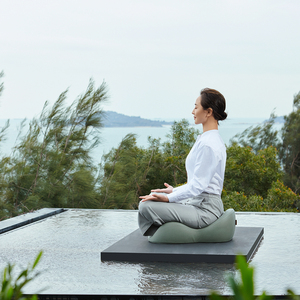 Cojín ergonómico de yoga Estabiliza la mente y el cuerpoCorrige la postura Cojín de meditación para meditar en interiores al aire libre en cualquier lugar - Product Image 4