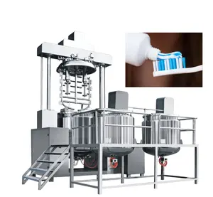 Toothpaste making production equipment Vacuum emulsifying high shear mixer homogenizer machine
