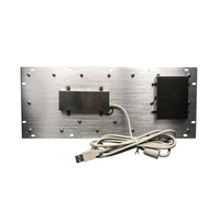 Teclado Táctil Metálico a Prueba de Polvo con Certificado CE, Acero Inoxidable 304, USB/PS2, 79 Teclas, Montaje en Panel Frontal