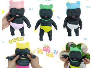 Palm Ugly Doll <b>Squishy</b> Toy TPR Soft Sand Filled Slow Rising Natasha Stress Relief Fidget Toy Popular Cross Border Toy for Girls - Product Image 4