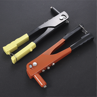 Pistola Remachadora Manual de Alta Resistencia, Herramienta Remachadora de Acero con 4 Boquillas, OEM ODM para Reparación Industrial