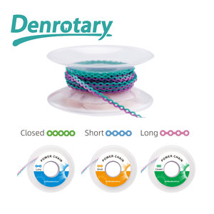 Fabrication de fournitures dentaires Denrotary, chaîne élastique <span class=keywords><strong>dentaire</strong></span>, différentes couleurs, <span class=keywords><strong>appareil</strong></span> orthodontique élastique - Product Image 3