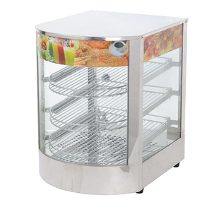 Snack Huhn Pizza Ausrüstung wärmer Showcase Hot Food Brot Vitrine
