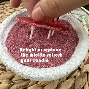 Pearled <strong>Candle</strong> Set Pearl Wax <strong>Refillable</strong> Beaded Wax Sand 100 Pieces Pre-Waxed <strong>Candle</strong> Wicks - Product Image 6