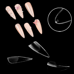 Soft Gel Almond Short Coffin Long Square <b>Nail</b> Tips Full Cover Salon Manicure Artificial Fingernails Press on <b>Nail</b> <b>Extension</b> Tool - Product Image 4