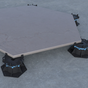 Gạch hỗ trợ dựa trên bệ nhựa có thể điều chỉnh cho sàn nâng, Gạch gốm PVC có thể điều chỉnh khung - Product Image 5