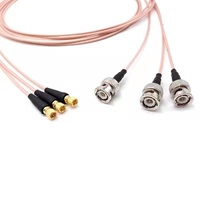 Usine de fabrication de câble coaxial à faible perte de haute qualité BNC vers mini câble RG316 d'extrémité libre SMA câble coaxial RF