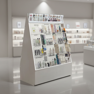 XINDE Groothandel Lichtgewicht Stalen Displayrekken voor Cosmetica Winkelschappen voor Cosmetica Winkelpresentatie - Product Image 1