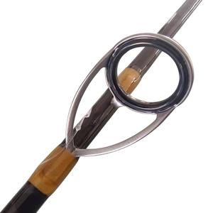 Canne à pêche lente double gagnant Carbon 6'5 "1.96m Sections et demi Poids <span class=keywords><strong>du</strong></span> leurre 100 ~ 350g Guides Fuji et siège <span class=keywords><strong>du</strong></span> moulinet - Product Image 2