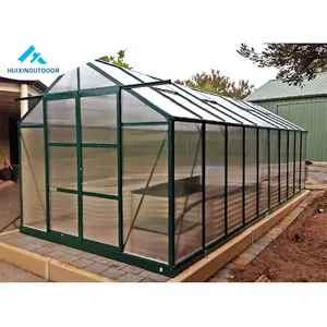 China Large 10m Single-Span Greenhouse Waterproof Aluminium Profile Agriculture Green House Frame Cheap Tomatoes Greenhouse