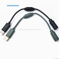 Câble adaptateur USB vers manette filaire de haute qualité pour manette Xbox 360, accessoires de jeu