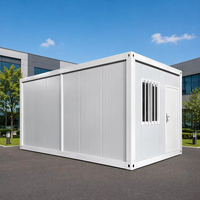 Maison conteneur moderne préfabriquée 20 pieds, bureau portable pour chantier de construction, certifiée CE, directement de l'usine