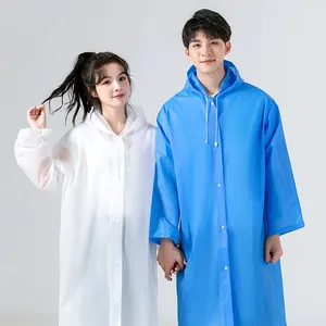 High Quality Raincoat EVA Unisex Raincoat Thickened Waterproof Rain Coat Women Men Camping Waterproof Rainwear Suit