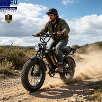 Bicicleta Eléctrica HEADEER BK20 con Neumáticos Anchos, Motor sin Escobillas de 750w, Velocidad Máxima de 50km/h, Batería de 48v20ah, Disponible en la UE y el Reino Unido