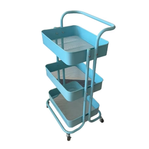 Most Popular Modern Multi-Functional Nail Cart Storage Rack SPA Salon Beauty <b>Trolley</b> in Stainless Steel for Living Room - Product Image 3