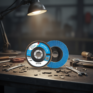 Disque à lamelles classique Fervi Zircocer 115 mm sans fer pour ponçage du métal - Product Image 2