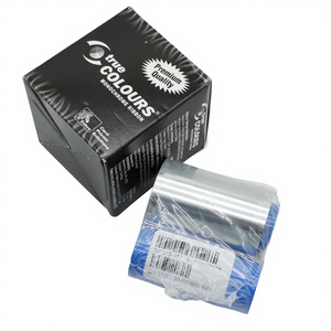 Ruban argenté métallique 800015-107, 1000 images, adapté aux imprimantes de cartes d'identité Zebra P300C P310i <span class=keywords><strong>P310C</strong></span> P330i P400C P420C P520i P720C - Product Image 1