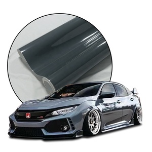 Vinilo Autoadhesivo Brillante para Carrocería de Automóvil, Color Gris Volcán Espacial Cristalino, Súper Brillante, Efecto <span class=keywords><strong>Nando</strong></span> Ash, Antirrayaduras, PVC - Product Image 1
