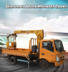 HAOY-Grúa de camión cargador telescópico <span class=keywords><strong>autocargable</strong></span> con manipulador de radiocontrol de 4 toneladas, rodamiento de componente central - Product Image 5
