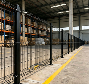 Valla de malla curva 3D duradera, valla de alambre soldado curvado, <span class=keywords><strong>barrera</strong></span> de seguridad de acero galvanizado para escuelas y estacionamientos - Product Image 4