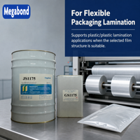 Adhésif PU à base de solvant bicomposant pour machines de laminage à sec d'emballages flexibles PET, BOPP, CPP, PE et feuilles d'aluminium