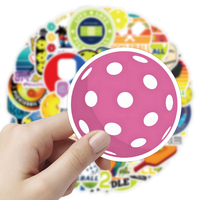 Autocollants de dessin animé Pick Ball pour réfrigérateur, machine à laver, bagages, armoire, tasses, carnet, autocollants imperméables